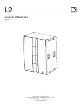 L-Acoustics L2 Produktinformation