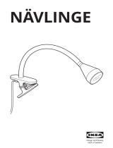 IKEA NÄVLINGE LED Clamp Spotlight Användarmanual